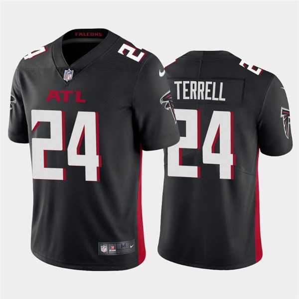 Mens Atlanta Falcons #24 A.J. Terrell New Black Vapor Untouchable Limited Stitched NFL Jersey